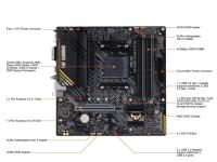 ASUS TUF GAMING A520M-PLUS WIFI DDR4 S+V+GL AM4 4800 M2 USB3.2 AURA RGB mATX Anakart
